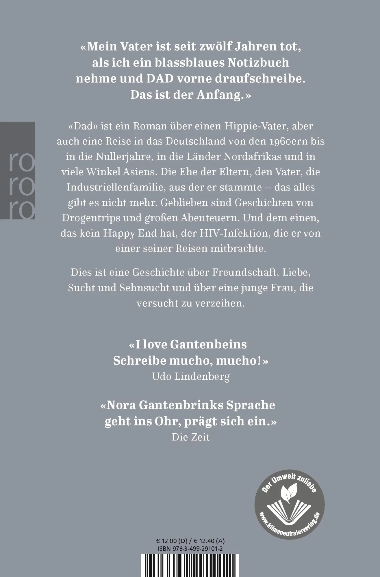 Rückseite: 9783499291012 | Dad | Nora Gantenbrink | Taschenbuch | 240 S. | Deutsch | 2021
