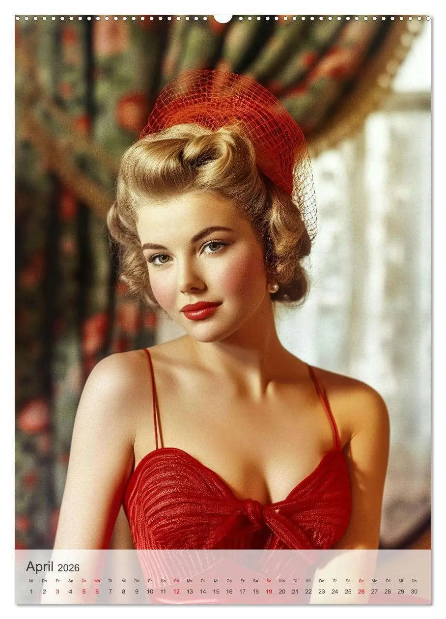 Bild: 9783516251012 | Retro PinUp Girls (hochwertiger Premium Wandkalender 2026 DIN A2...