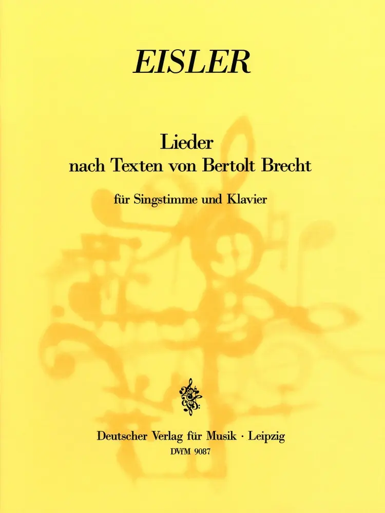Cover: 9790200491012 | Lieder nach Texten von Brecht | Hans Eisler | Buch | EAN 9790200491012
