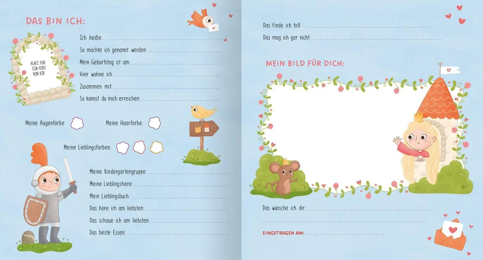 Bild: 4014489141112 | Meine Kindergartenfreunde - Einhorn und Prinzessin | Jana Engelhardt