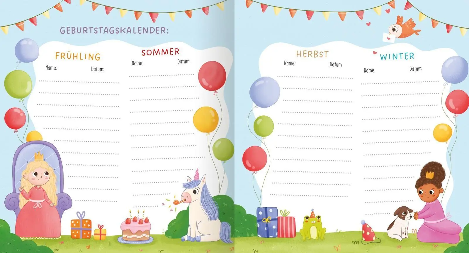 Bild: 4014489141112 | Meine Kindergartenfreunde - Einhorn und Prinzessin | Jana Engelhardt