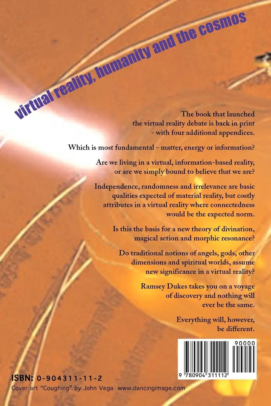 Rückseite: 9780904311112 | Words Made Flesh | Information In Formation | Ramsey Dukes | Buch