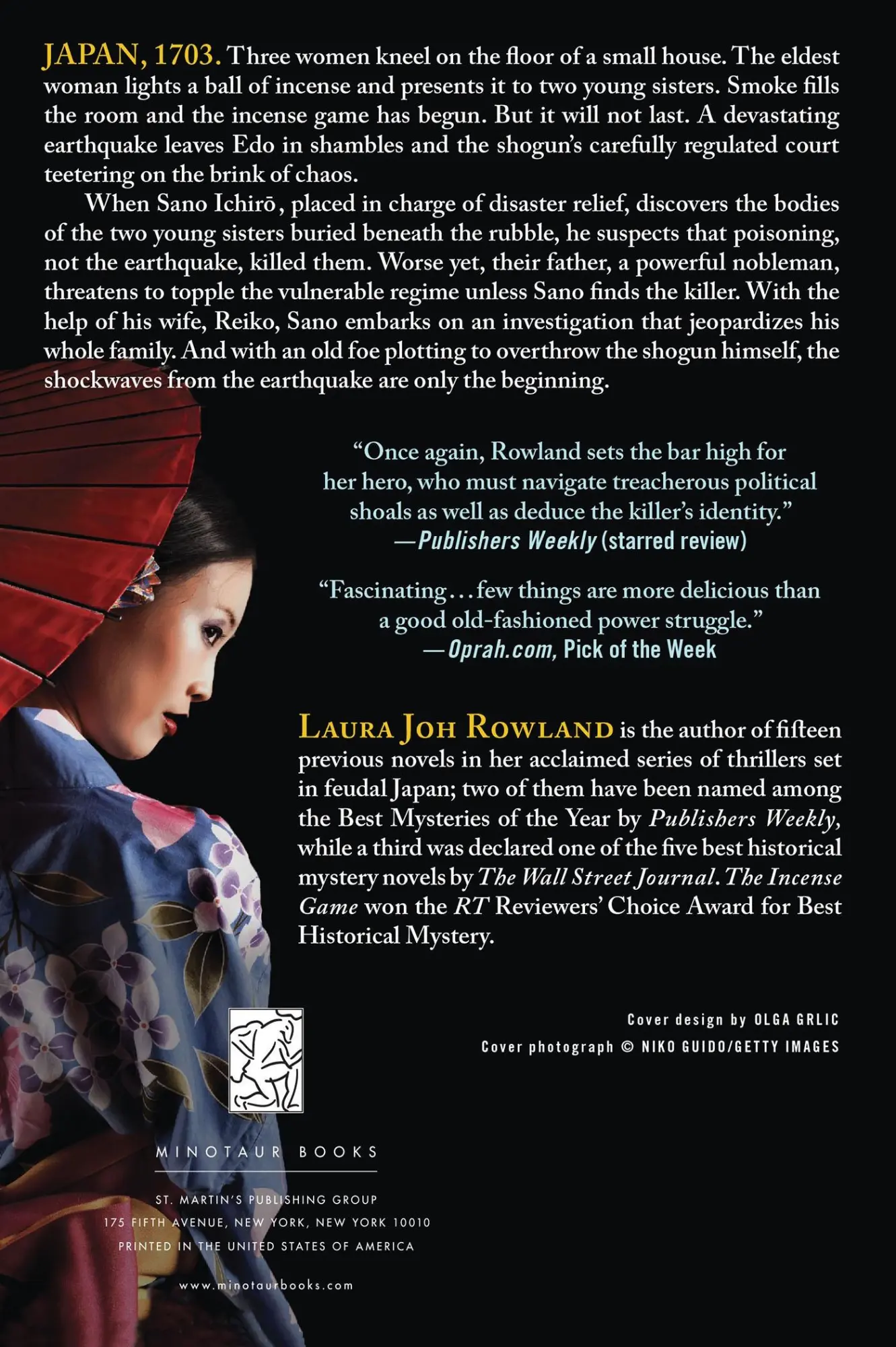 Rückseite: 9781250031112 | Incense Game | Laura Joh Rowland | Taschenbuch | Englisch | 2013