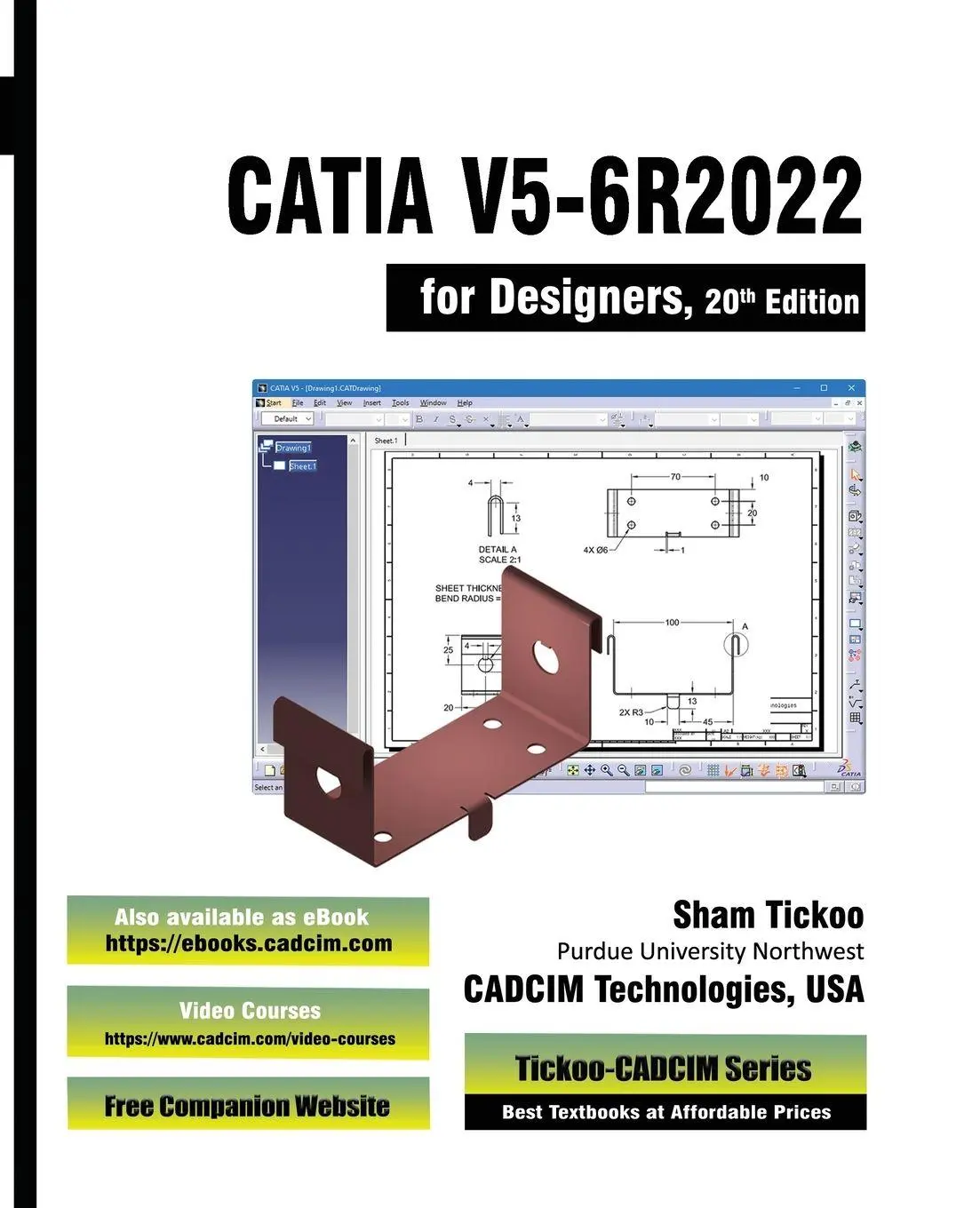 Cover: 9781640571112 | CATIA V5-6R2022 for Designers, 20th Edition | Technologies | Buch