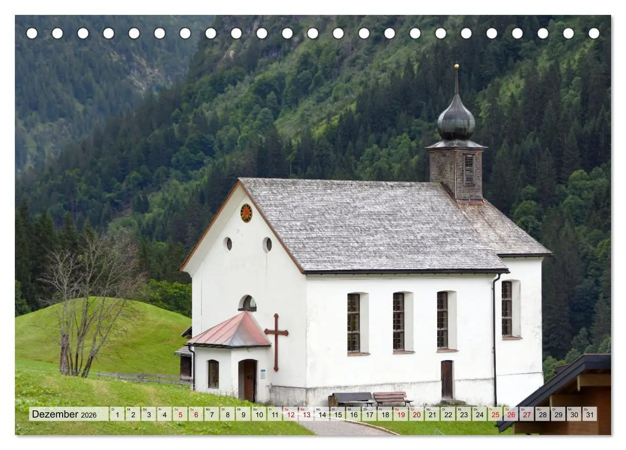 Bild: 9783457601112 | Kleines Walsertal - Das Kleinwalsertal in Vorarlberg (Tischkalender...