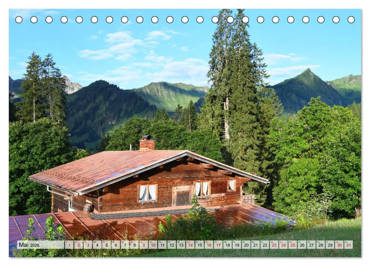 Bild: 9783457601112 | Kleines Walsertal - Das Kleinwalsertal in Vorarlberg (Tischkalender...