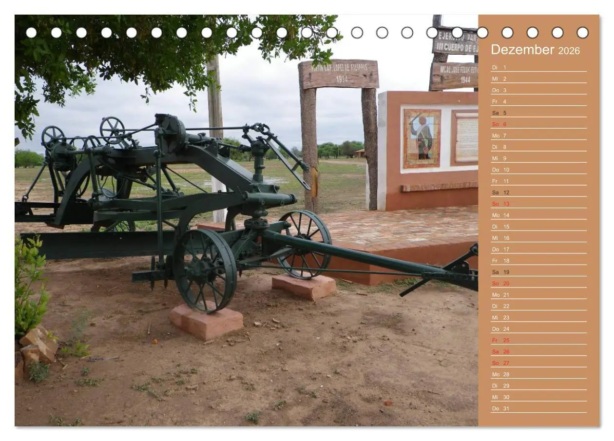 Bild: 9783516171112 | Bilder aus dem Chaco in Paraguay (Tischkalender 2026 DIN A5 quer),...
