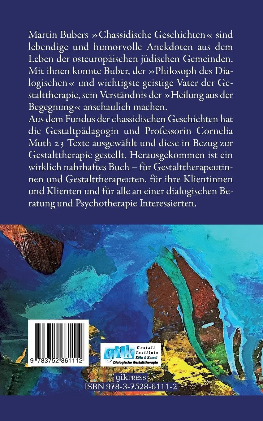 Rückseite: 9783752861112 | Martin Buber | Heilende chassidische Geschichten | Cornelia Muth