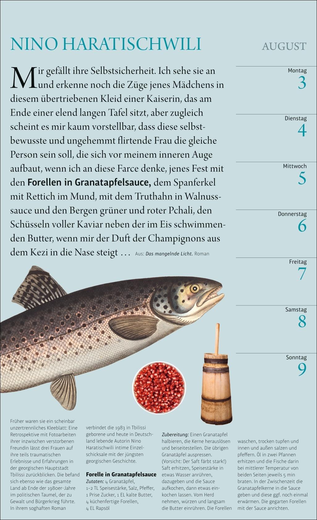 Bild: 9783840041112 | Sybil Gräfin Schönfeldts Literarischer Küchenkalender...