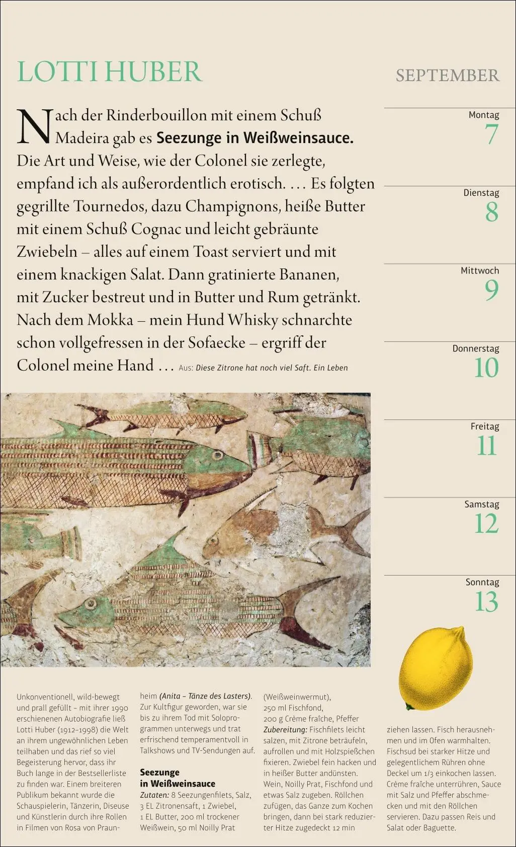 Bild: 9783840041112 | Sybil Gräfin Schönfeldts Literarischer Küchenkalender...