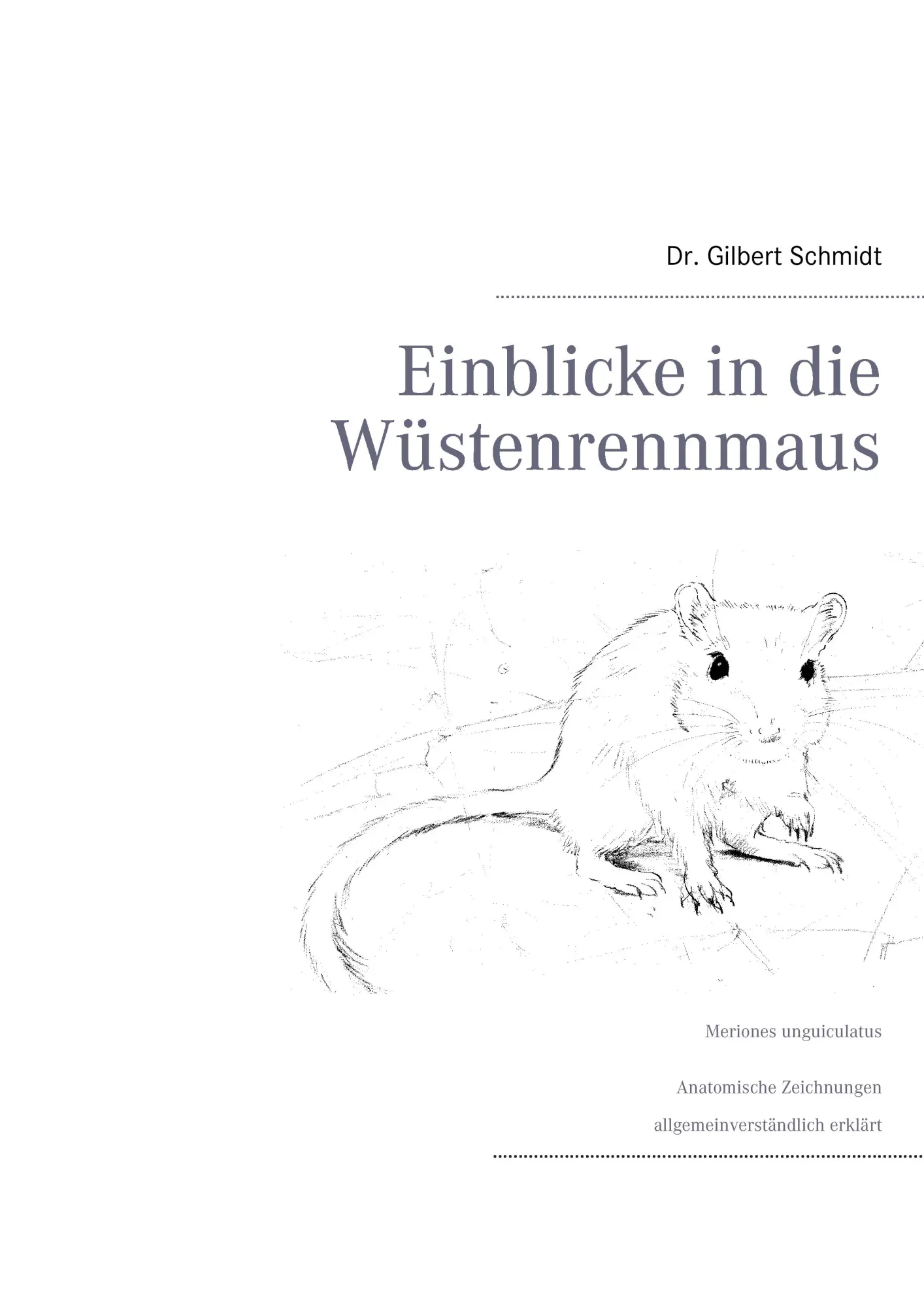 Cover: 9783848201112 | Einblicke in die Wüstenrennmaus | Gilbert Schmidt | Taschenbuch | 2012