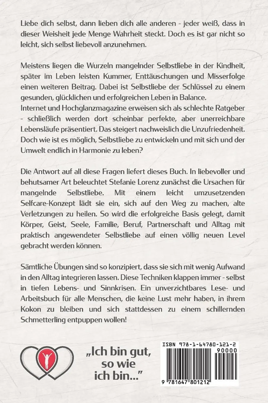 Rückseite: 9781647801212 | Selbstliebe spüren | Stefanie Lorenz | Taschenbuch | 2020 | Suhland