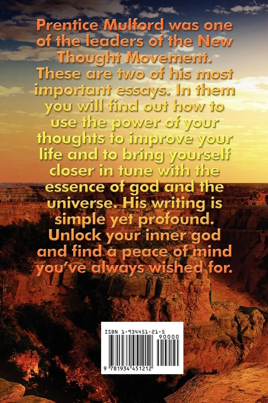 Rückseite: 9781934451212 | Thoughts Are Things &amp; the God in You | A Sublime Book | Mulford | Buch