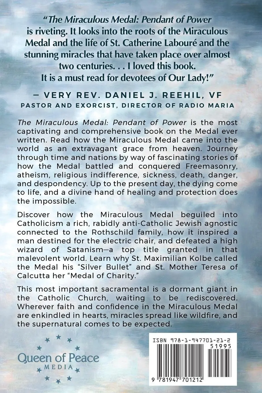 Rückseite: 9781947701212 | The Miraculous Medal | Christine Watkins | Taschenbuch | Englisch