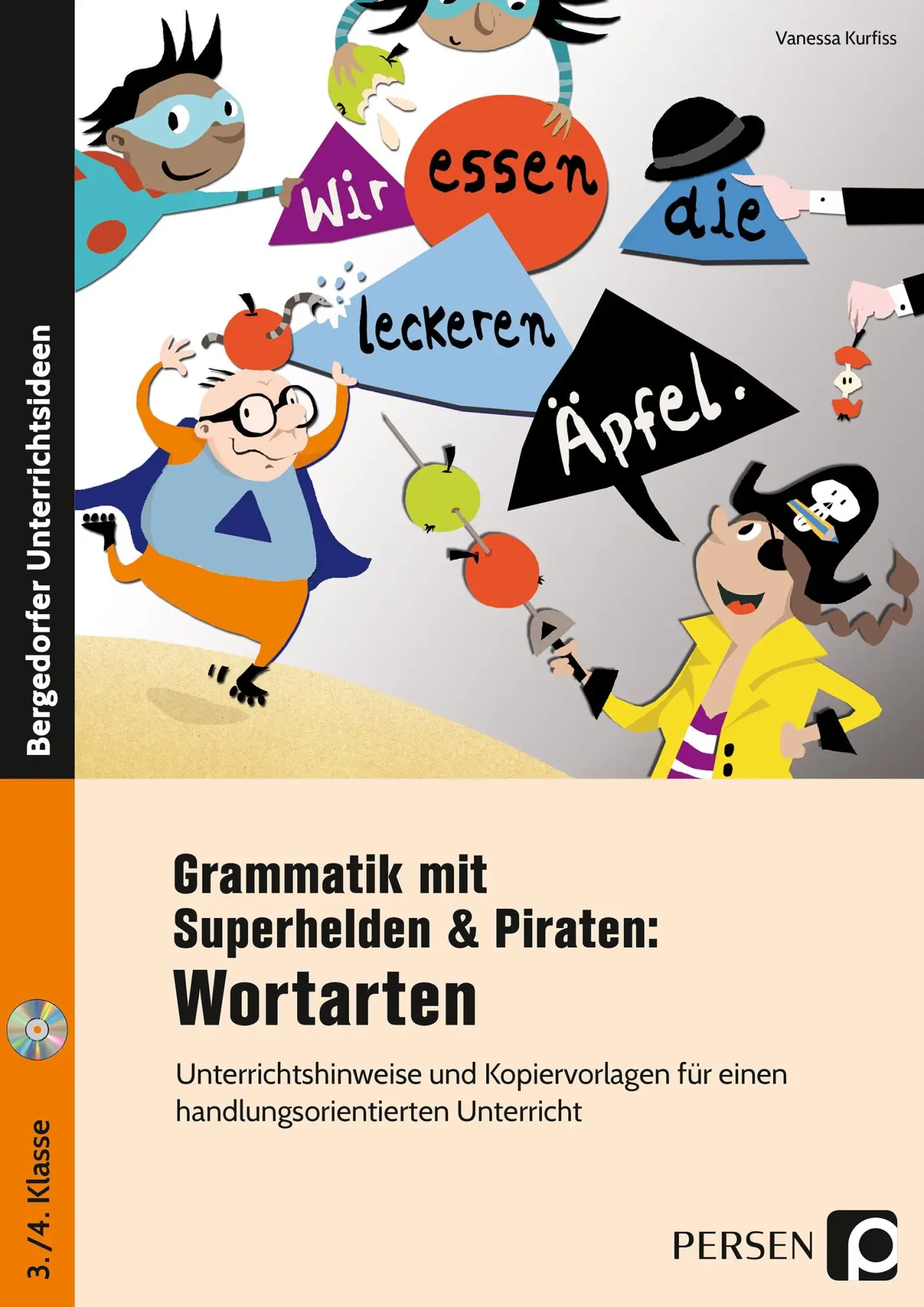 Cover: 9783403201212 | Grammatik mit Superhelden &amp; Piraten: Wortarten | Vanessa Kurfiss