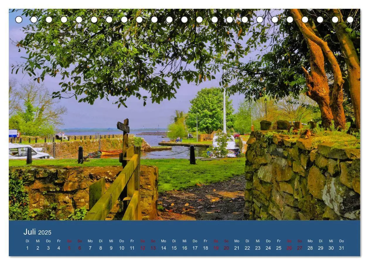 Bild: 9783435431212 | Auf dem Shannon - Mit dem Boot durch Irland (Tischkalender 2025 DIN...