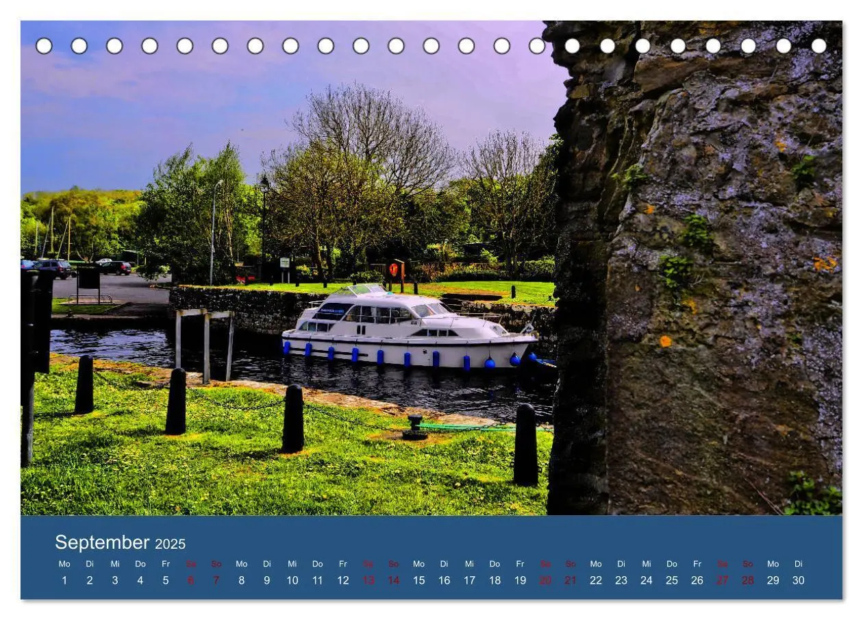 Bild: 9783435431212 | Auf dem Shannon - Mit dem Boot durch Irland (Tischkalender 2025 DIN...