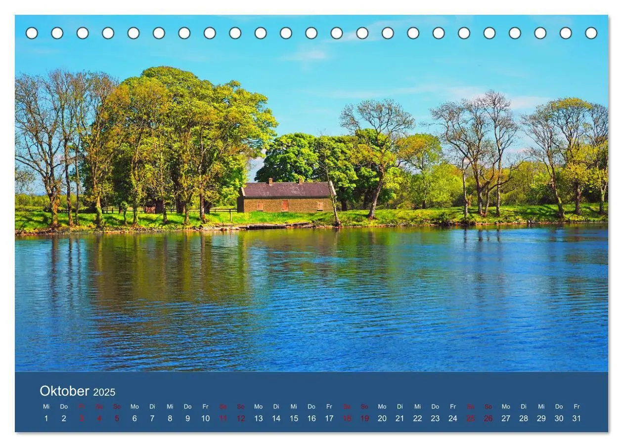 Bild: 9783435431212 | Auf dem Shannon - Mit dem Boot durch Irland (Tischkalender 2025 DIN...