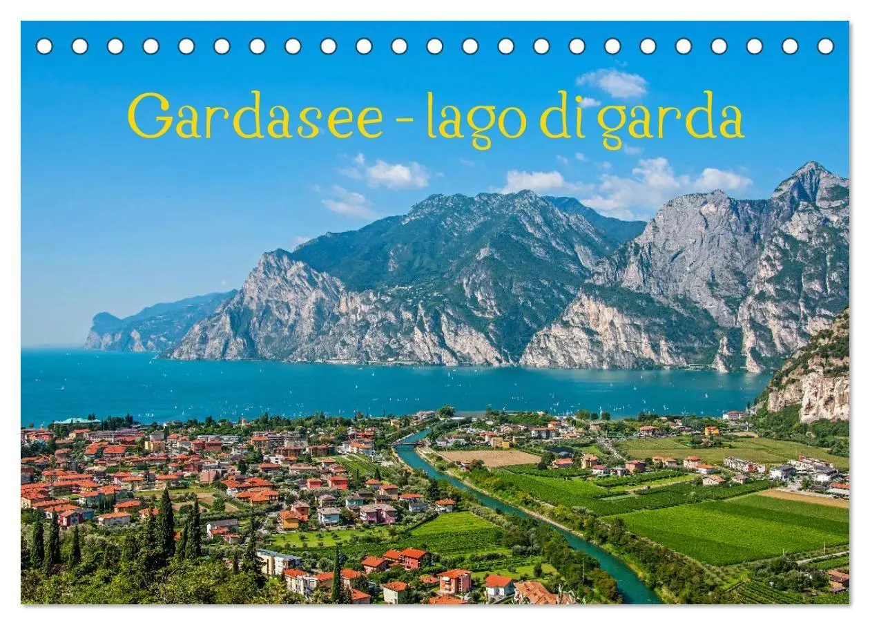 Cover: 9783594071212 | Gardasee - lago di Garda by Sascha Ferrari (Tischkalender 2027 DIN...