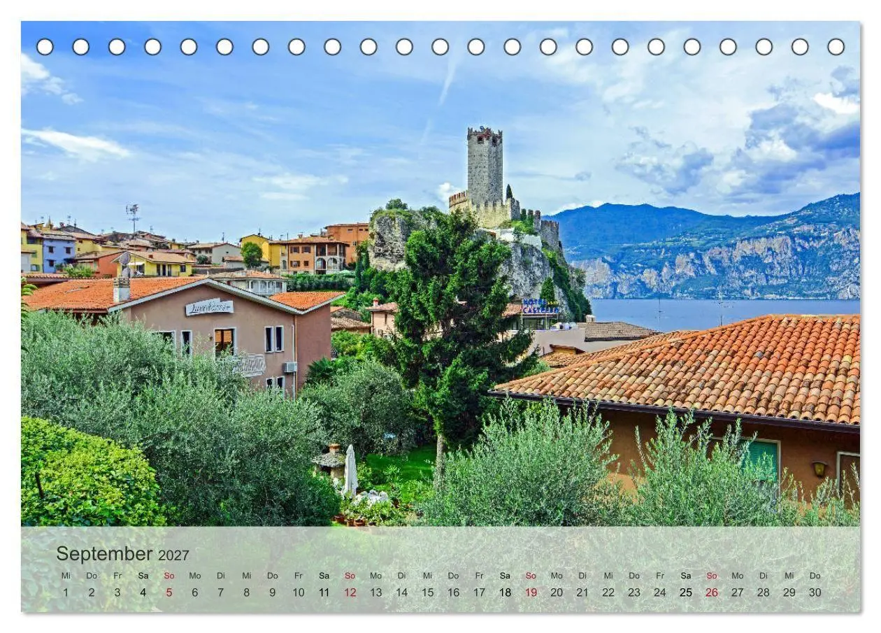 Bild: 9783594071212 | Gardasee - lago di Garda by Sascha Ferrari (Tischkalender 2027 DIN...