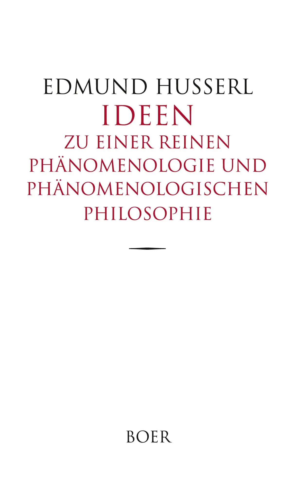 Cover: 9783966621212 | Ideen zu einer reinen Phänomenologie und phänomenologischen...