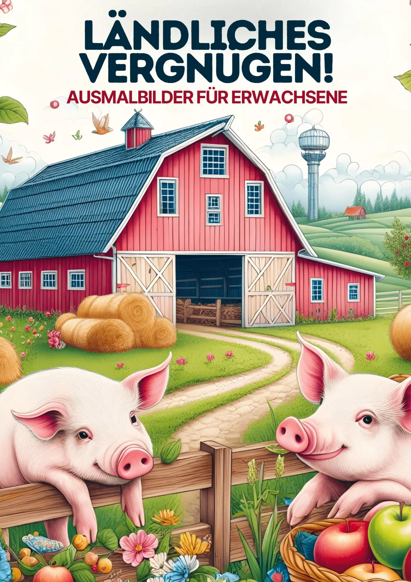 Cover: 9789403771212 | Malen für Erwachsene - Ländliches Vergnugen | Malbücher für Erwachsene