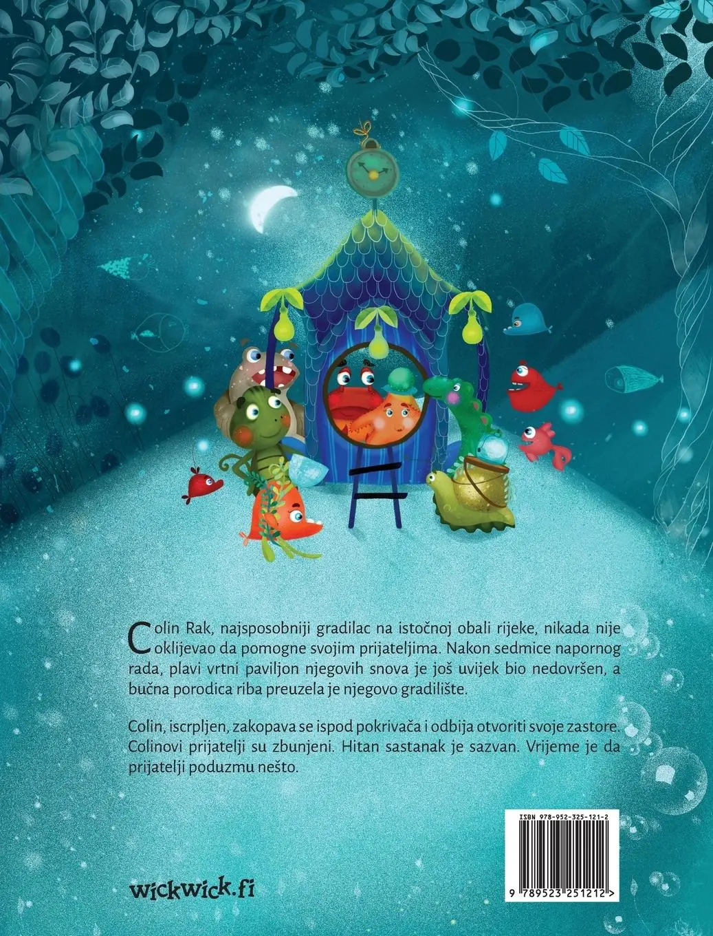 Rückseite: 9789523251212 | Bri¿ni rak (Bosnian Edition of "The Caring Crab") | Tuula Pere | Buch