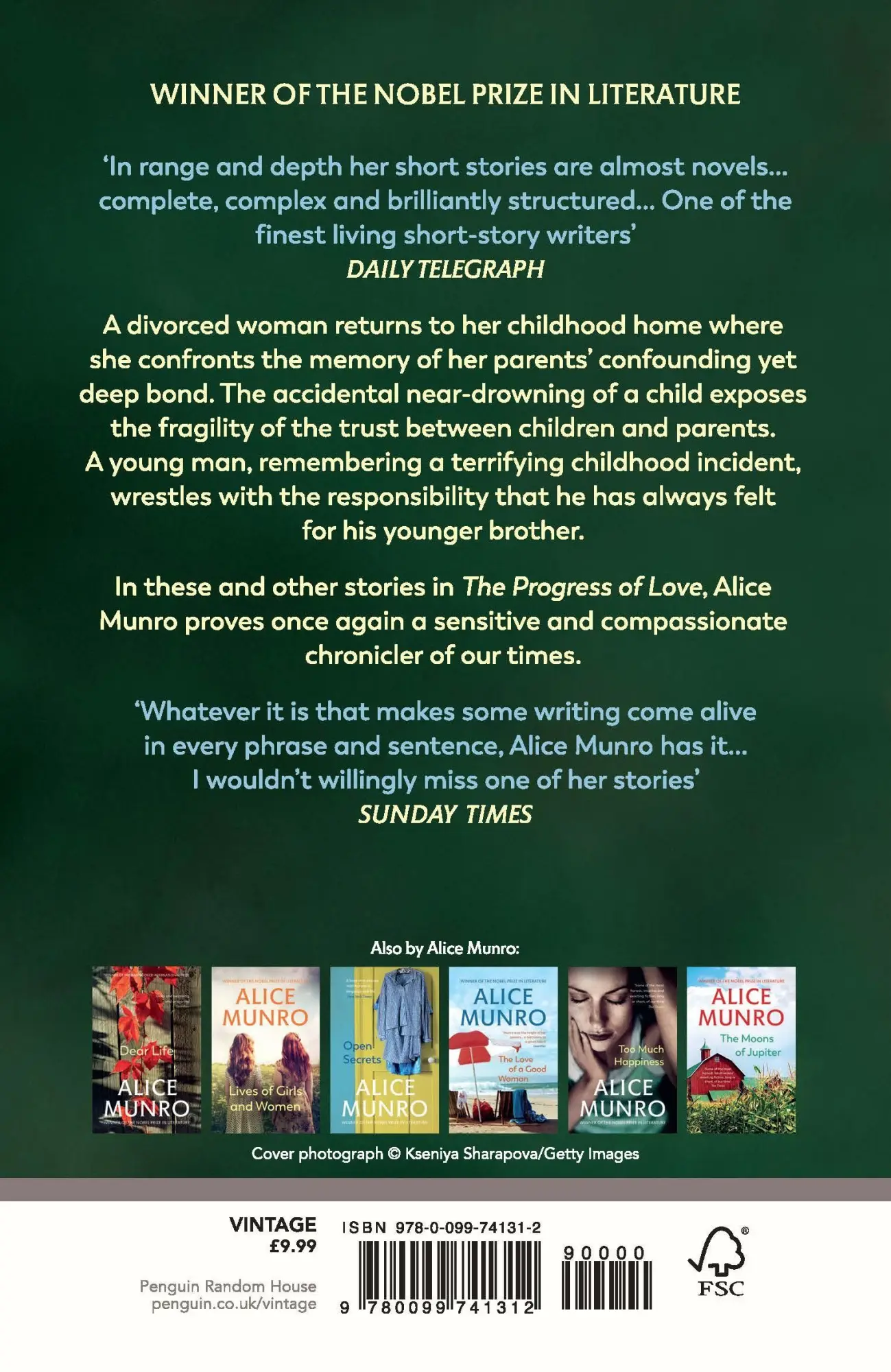 Rückseite: 9780099741312 | The Progress of Love | Alice Munro | Taschenbuch | 320 S. | Englisch
