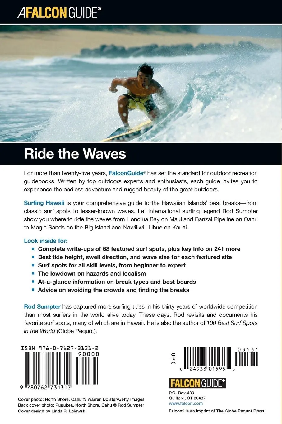 Rückseite: 9780762731312 | Surfing Hawaii | Rod Sumpter | Taschenbuch | Kartoniert / Broschiert