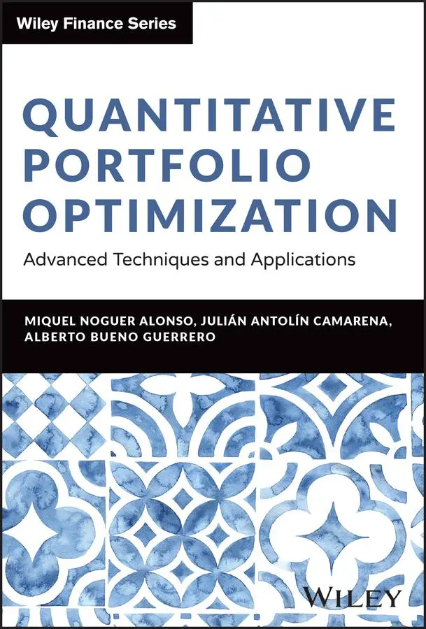 Cover: 9781394281312 | Quantitative Portfolio Optimization | Miquel Noguer Alonso (u. a.)