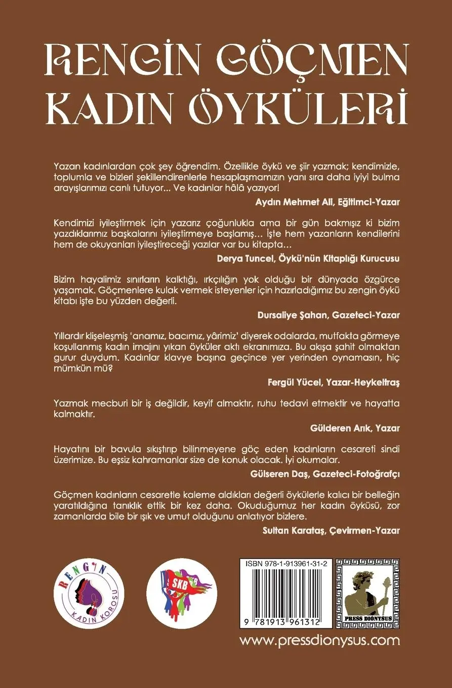 Rückseite: 9781913961312 | Rengin Göçmen Kad¿n Öyküleri | Gülseren Da¿ | Taschenbuch | Türkisch