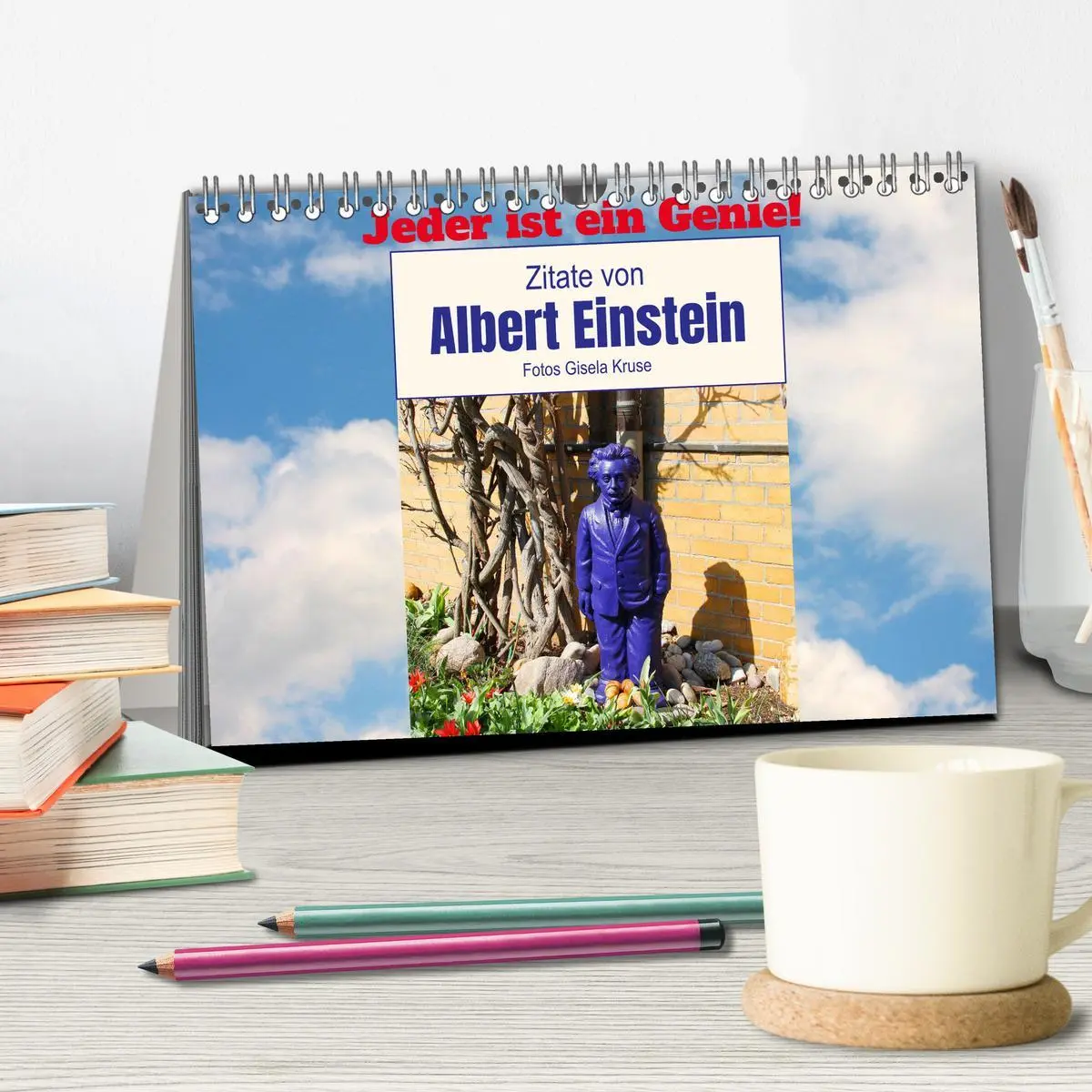 Bild: 9783457751312 | Jeder ist ein Genie! Zitate von Albert Einstein (Tischkalender 2026...