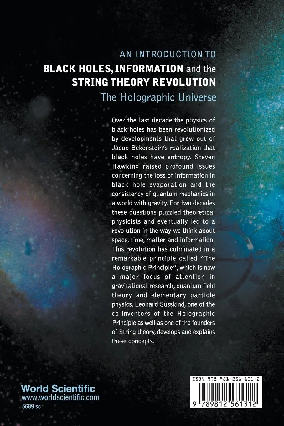 Rückseite: 9789812561312 | INTR TO BLACK HOLES, INFORMATION &amp; THE.. | Lindesay | Taschenbuch