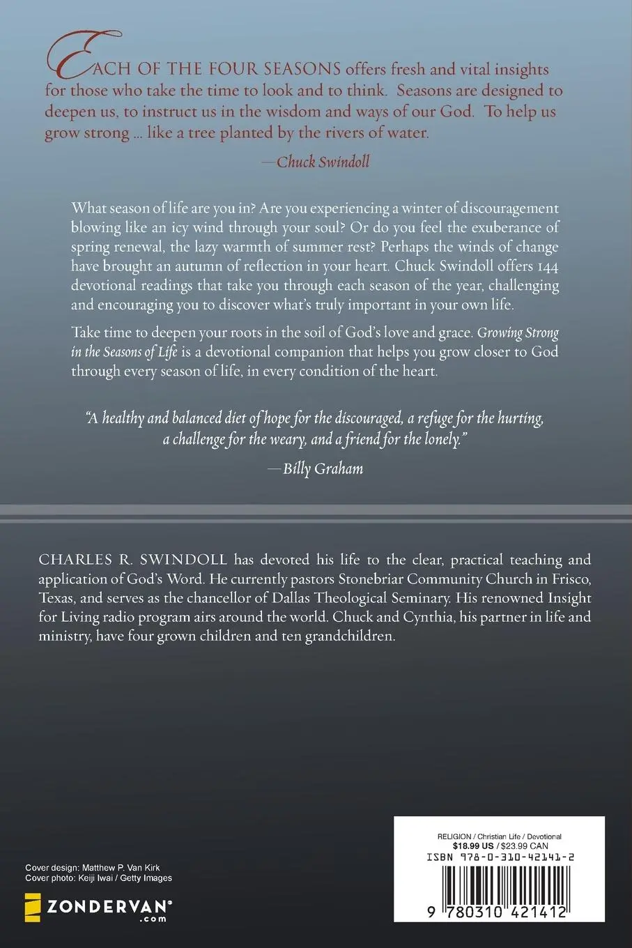 Rückseite: 9780310421412 | Growing Strong in the Seasons of Life | Charles R. Swindoll | Buch