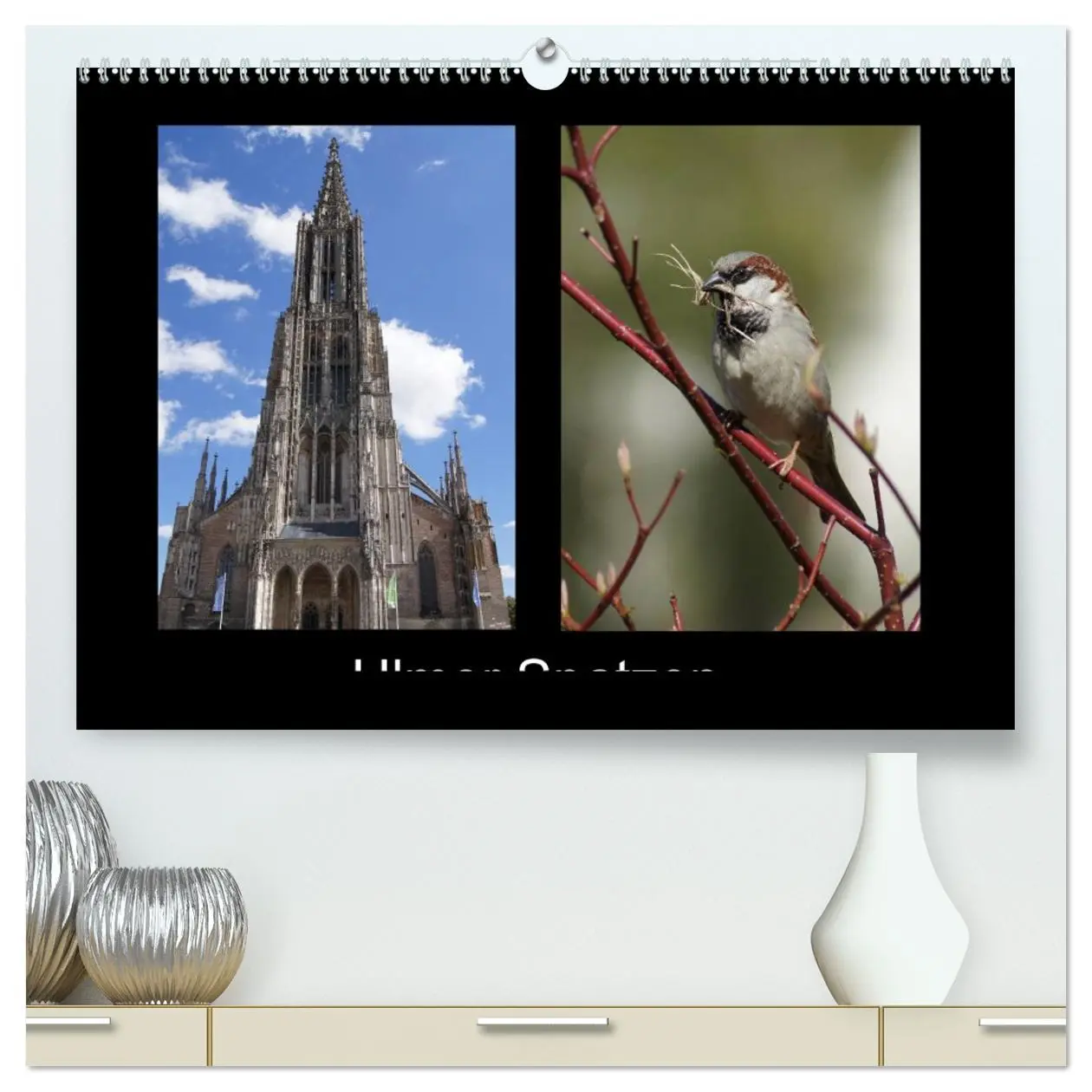 Cover: 9783457981412 | Ulmer Spatzen (hochwertiger Premium Wandkalender 2026 DIN A2 quer),...