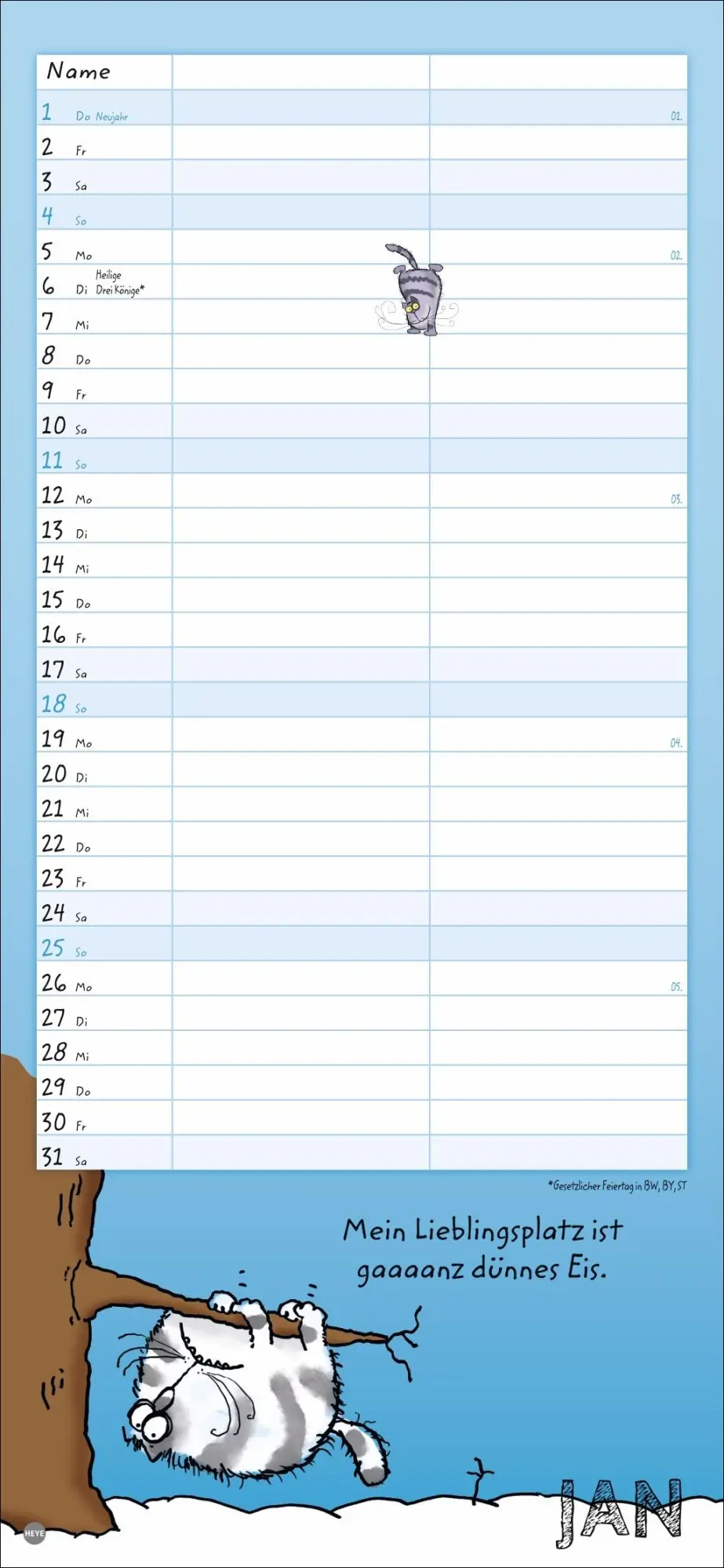 Bild: 9783756411412 | Catzz Planer für zwei 2026 | Alexander Holzach | Kalender | 14 S.