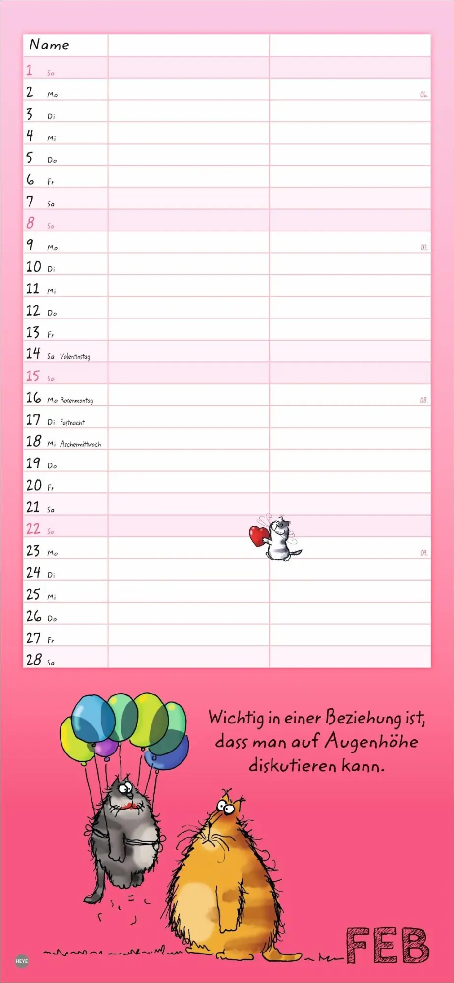 Bild: 9783756411412 | Catzz Planer für zwei 2026 | Alexander Holzach | Kalender | 14 S.
