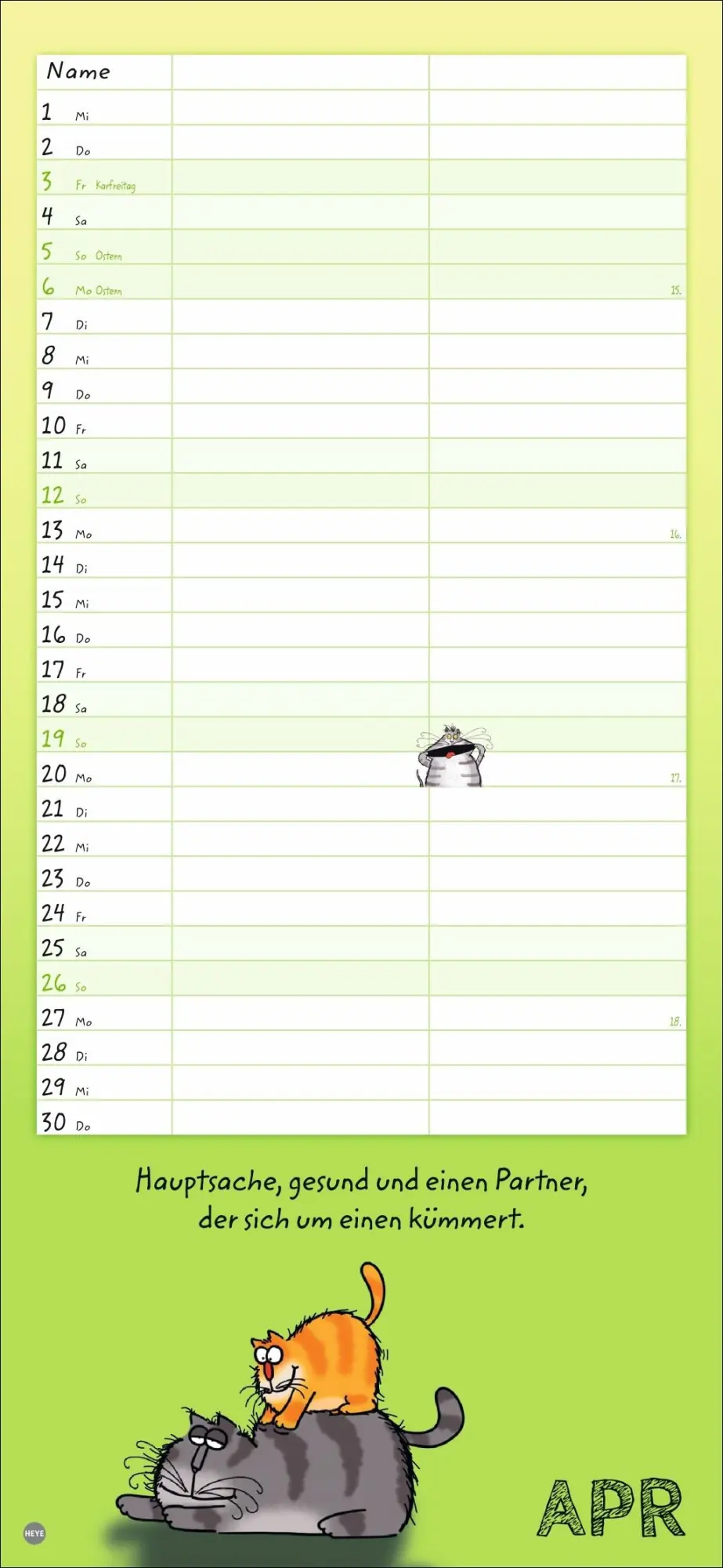 Bild: 9783756411412 | Catzz Planer für zwei 2026 | Alexander Holzach | Kalender | 14 S.