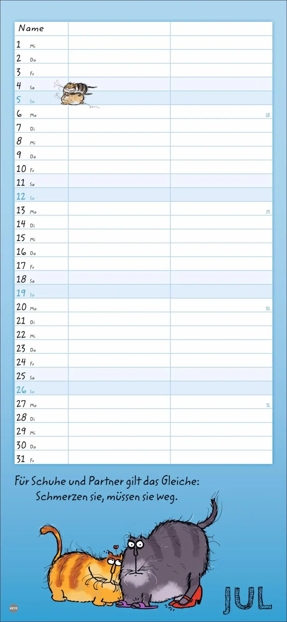 Bild: 9783756411412 | Catzz Planer für zwei 2026 | Alexander Holzach | Kalender | 14 S.