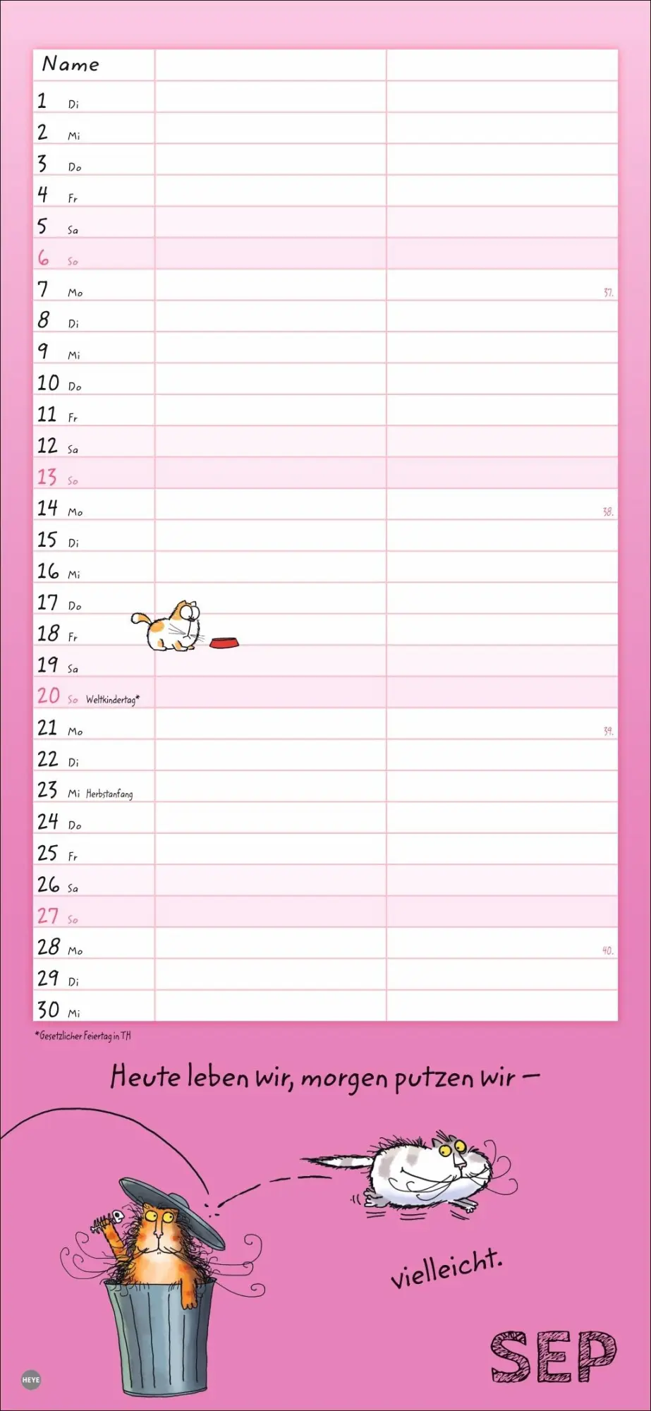 Bild: 9783756411412 | Catzz Planer für zwei 2026 | Alexander Holzach | Kalender | 14 S.