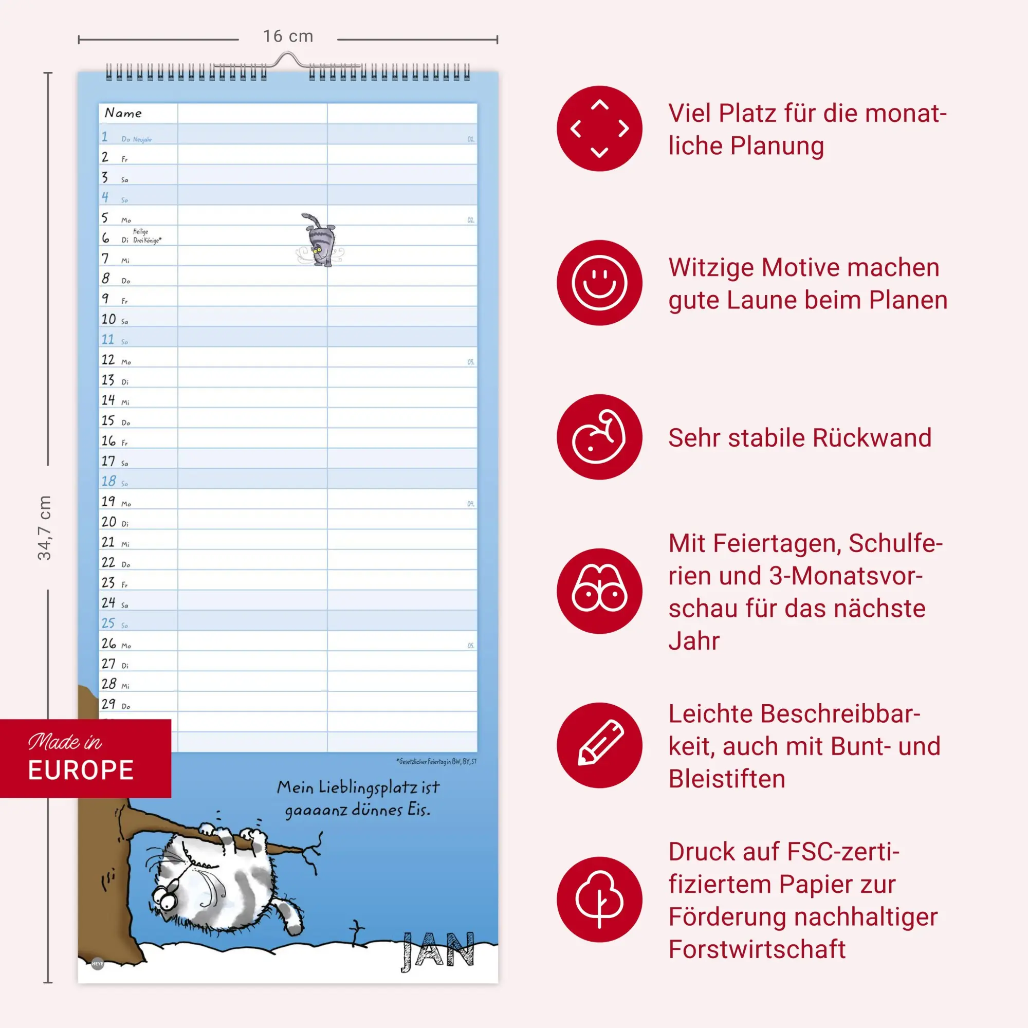 Bild: 9783756411412 | Catzz Planer für zwei 2026 | Alexander Holzach | Kalender | 14 S.