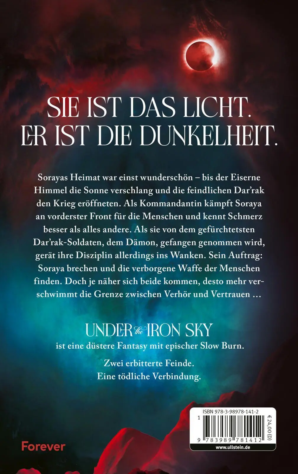 Rückseite: 9783989781412 | Under the Iron Sky | Roman Die düstere Fantasy | A. T. Emerald | Buch