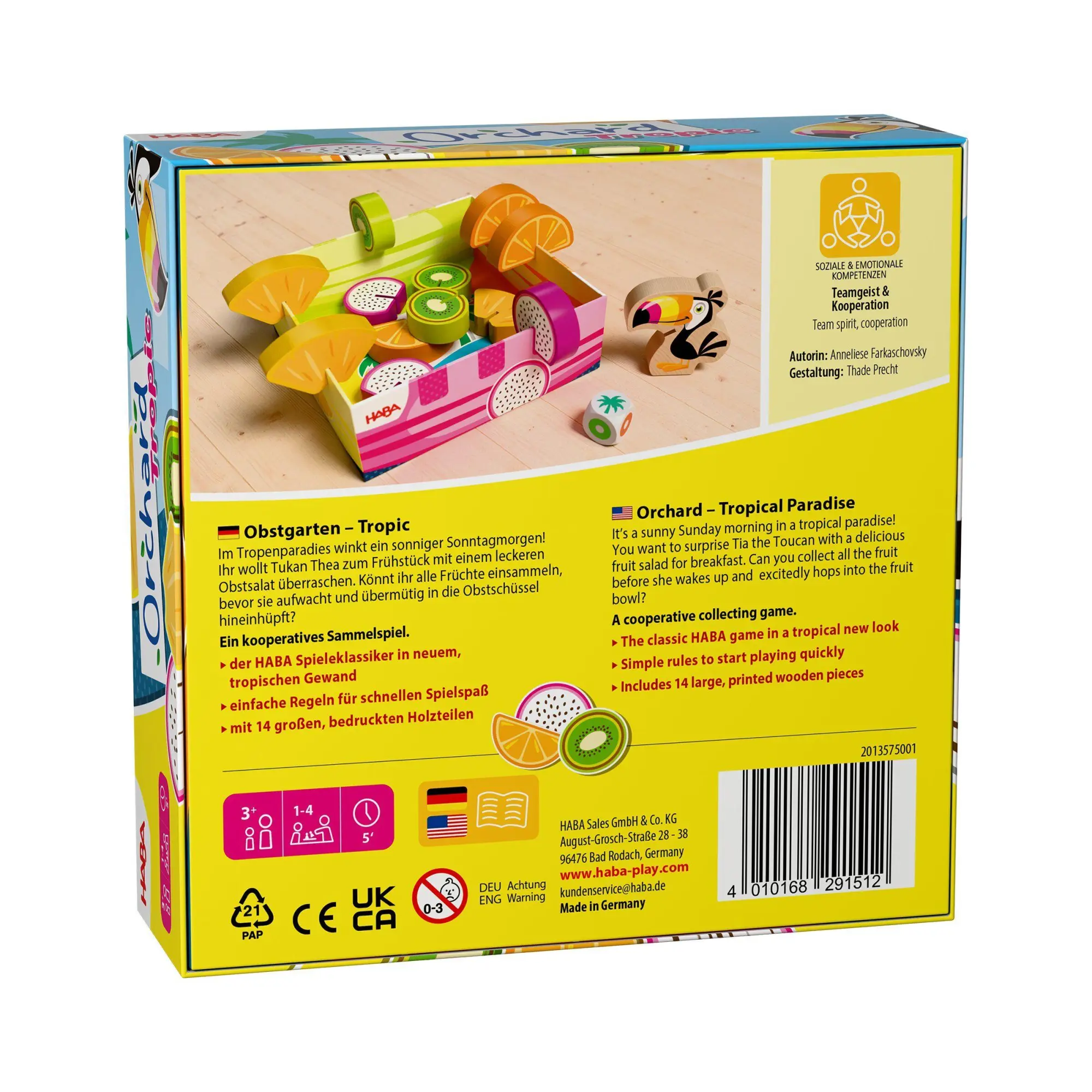 Bild: 4010168291512 | Obstgarten - Tropic | Thade Precht | Spiel | 2013575001 | Deutsch