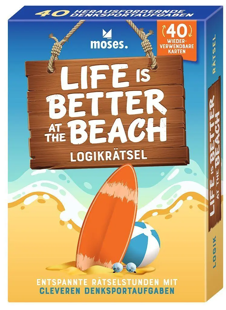 Cover: 4033477921512 | Life is better at the beach | Logikrätsel | Puzzle LTD | Spiel | 92151