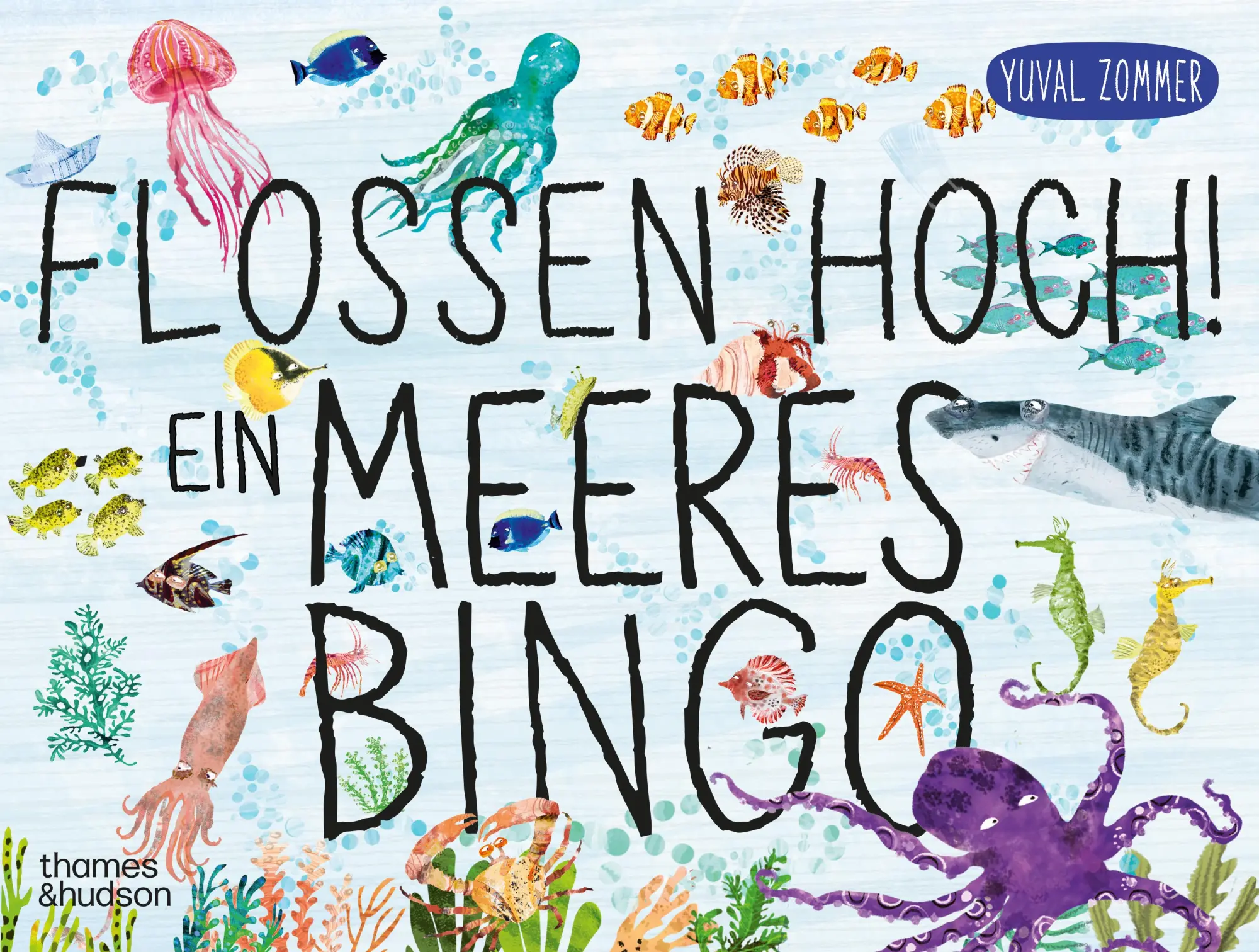Cover: 9780500421512 | Flossen hoch! | Ein Meeresbingo | Yuval Zommer | Spiel | Deutsch