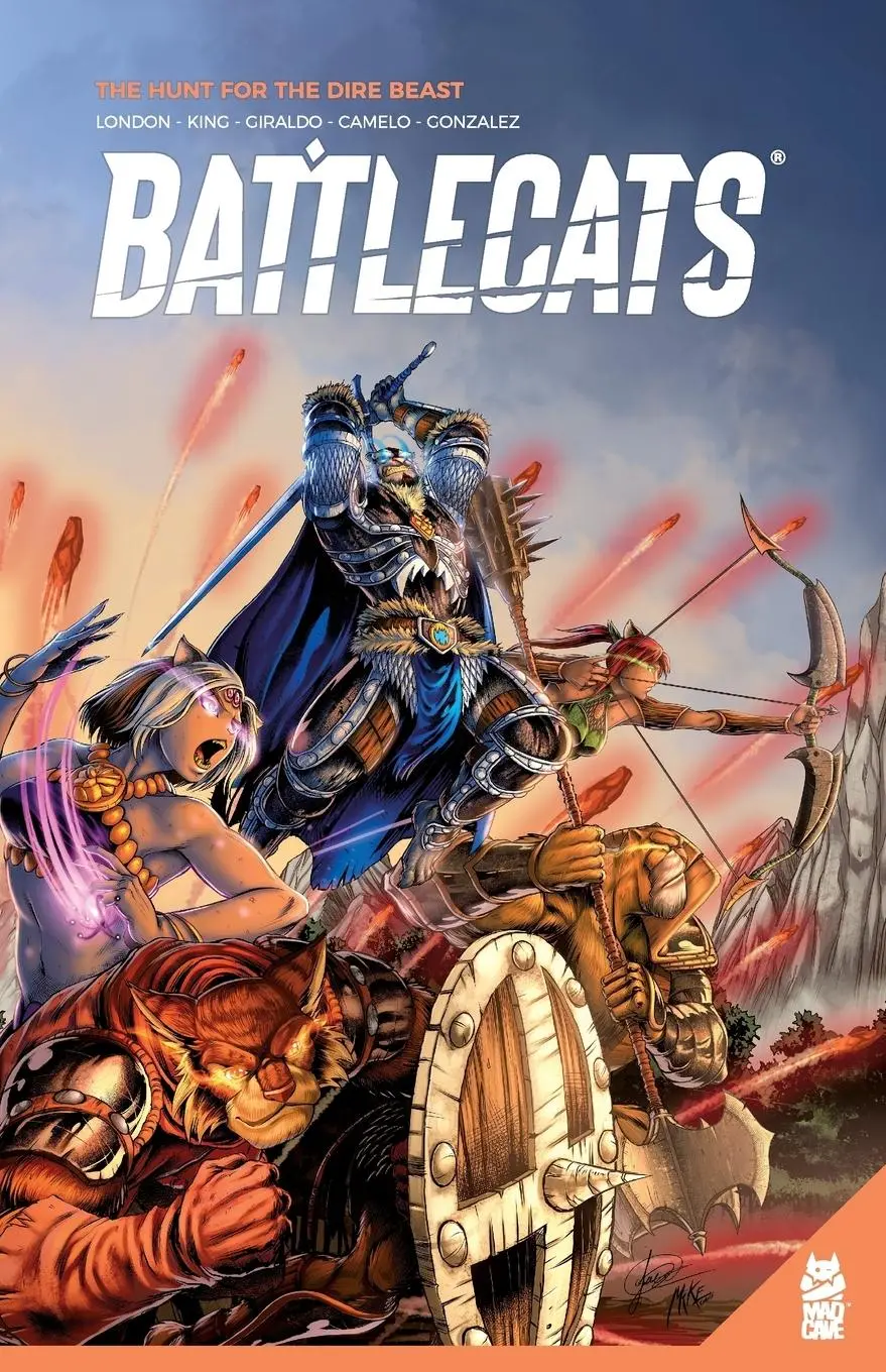 Cover: 9780998121512 | Battlecats Vol.1 Gn | The Hunt for the Dire Beast | Mark London | Buch