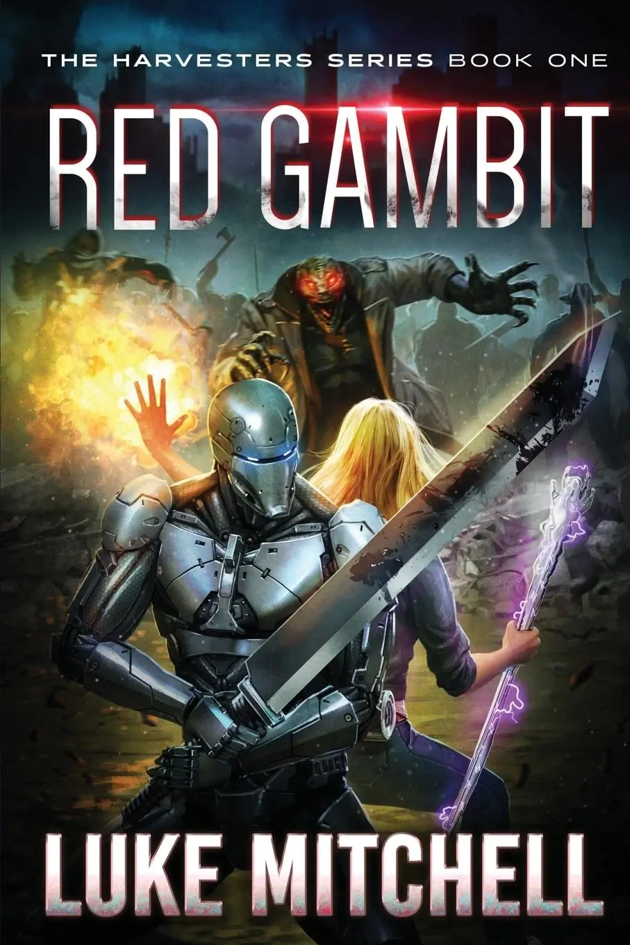 Cover: 9781732531512 | Red Gambit | A Post-Apocalyptic Alien Invasion Adventure | Mitchell