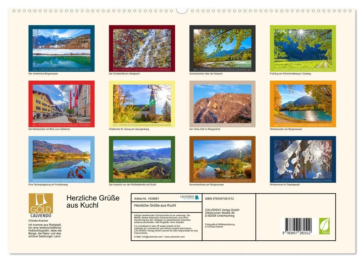 Bild: 9783457281512 | Herzliche Grüße aus Kuchl (hochwertiger Premium Wandkalender 2026...