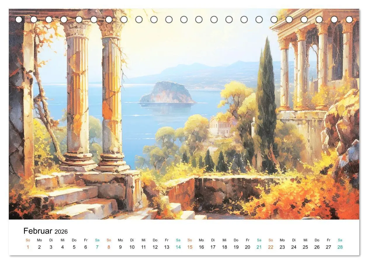 Bild: 9783457421512 | Szenen aus dem Antiken Griechenland (Tischkalender 2026 DIN A5...