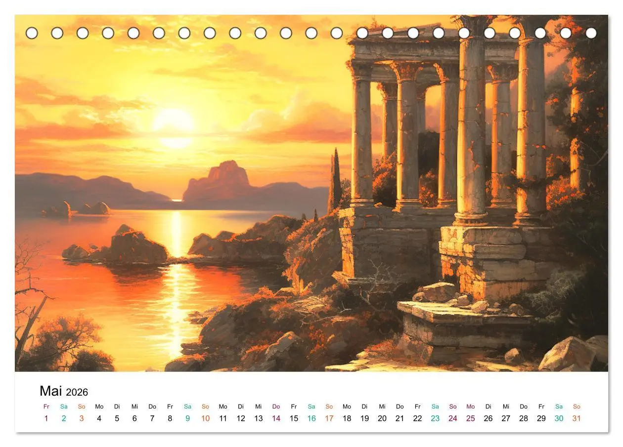 Bild: 9783457421512 | Szenen aus dem Antiken Griechenland (Tischkalender 2026 DIN A5...